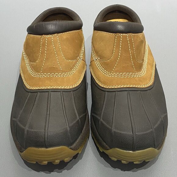 LL Bean Duck Shoes Clogs Slip-On Men’s 11 M Nubuck Leather Waterproof main image 9